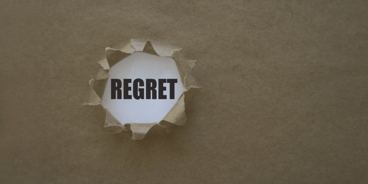 The Physics of Regret in a Digital World